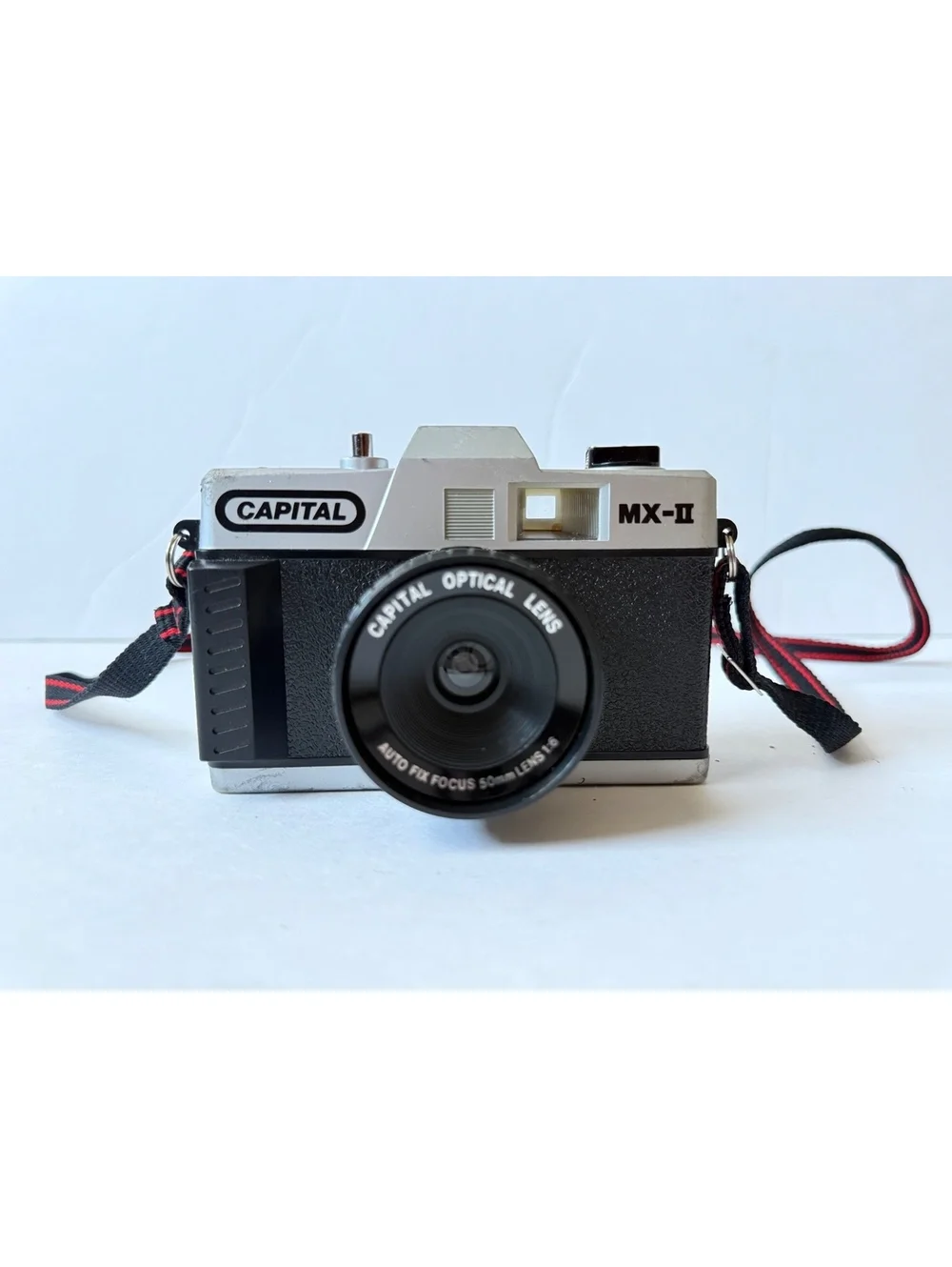 Capital MX-II 35mm SLR Film Camera with Case — Shutter Tested Working — Vintage